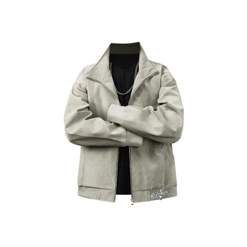 JINPX OFFICIAL Кожа Куртка Унисекс