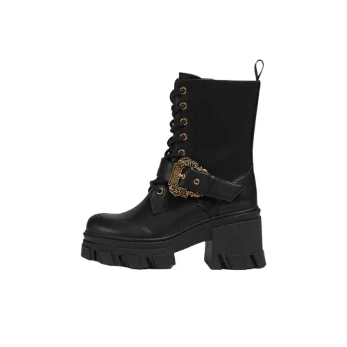 VERSACE JEANS COUTURE Drew Короткий Мартин Boot Женские Черный