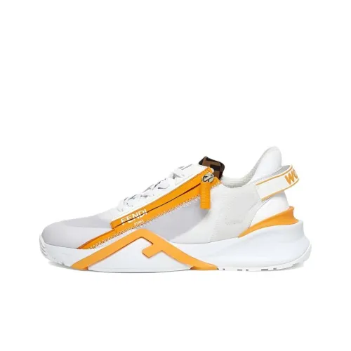 FENDI FLow Low Топ Повседневная обувь Мужской Белый