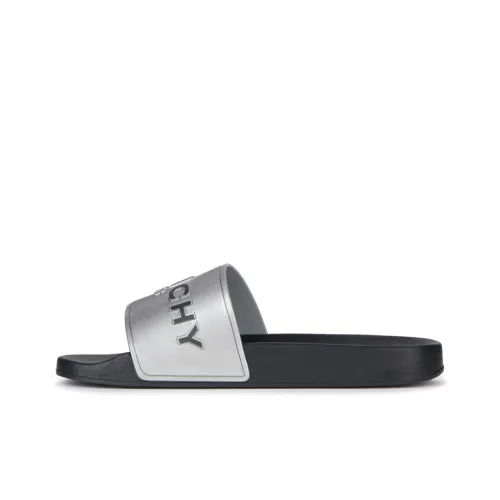 Givenchy Резиновая подошва Слипоны Женские Серебряные