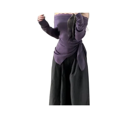 HAPG Фиолетовый Женский Трикотаж