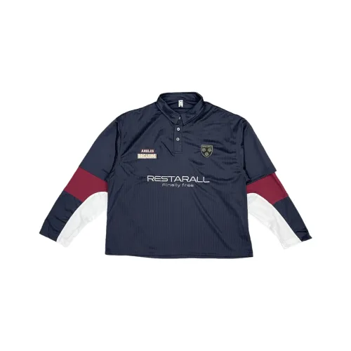 PGKZ Темно-синий Синий Унисекс Поло