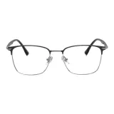 Черно-серебро [0 Степень Смола Защита от синего света Линзы]