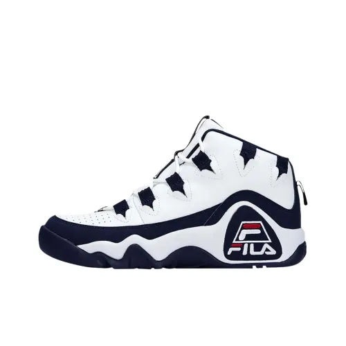 FILA Grant Hill 1 Баскетбольные кроссовки Мужские Белый Синий