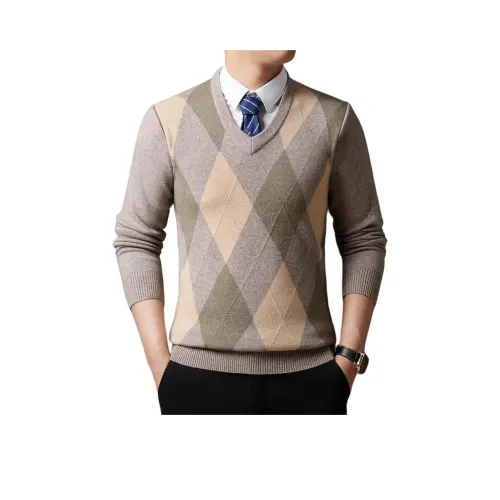 Vintage Cars V-образный вырез Трикотаж Мужской