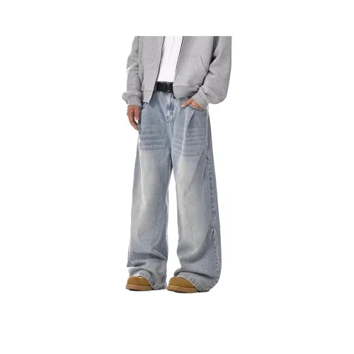 HIPHOPPUNKS Синий Мужской Джинсы