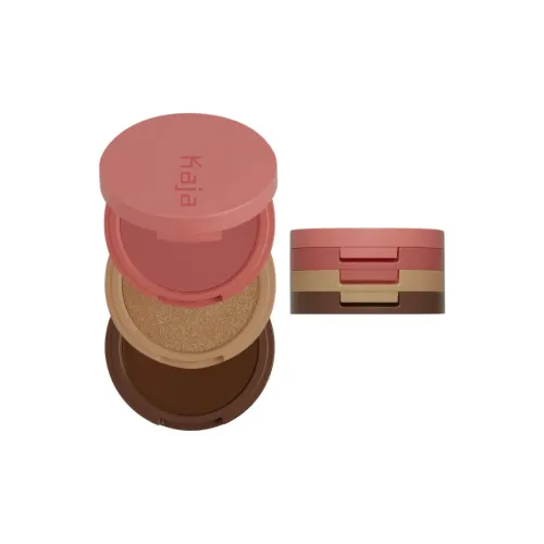 KAJA Face Powder Lunch Box Blush Natural Face 3,5г+3,5г+1,8г