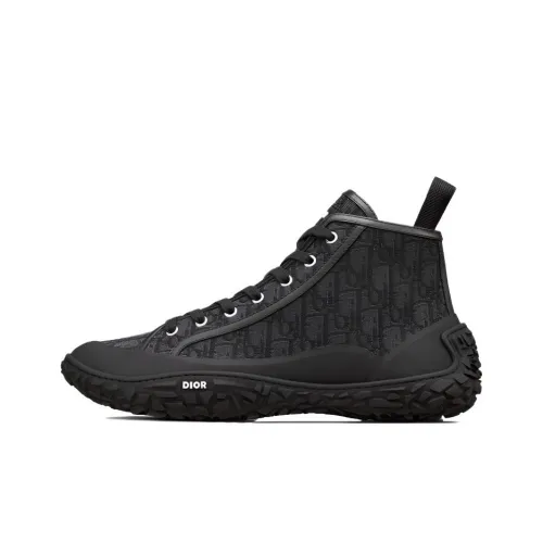 DIOR B28 Высокие Топы Повседневная Обувь Мужская Черная