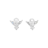 Серьги-гвоздики "Крылья ангела"