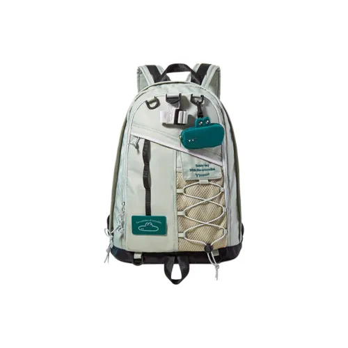 Sound For Life Нейлон Рюкзак Большой Унисекс Зеленый Желтый Белый
