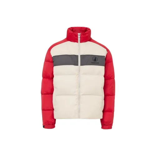 Айсберг Красный Мужской Пуховик