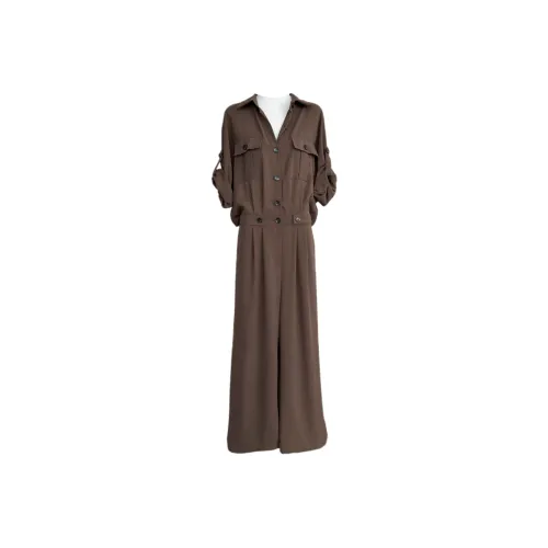 Udon House Кофейный Коричневый Женские Комбинезоны