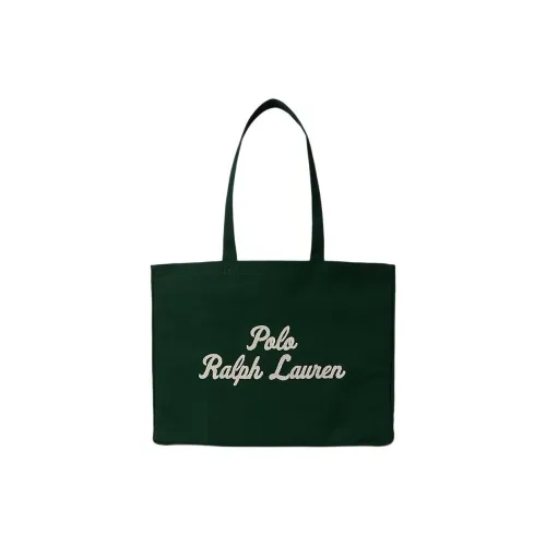 Polo Ralph Lauren Хлопок Тоут Сумка Сумка для покупок Сумка Сумка через плечо Мужская Зеленая