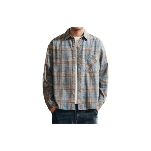 GELANLU Синий Унисекс Рубашки