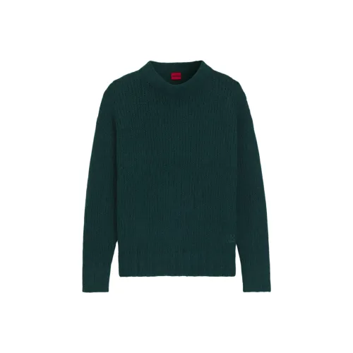 Hugo Boss Темно-зеленые женские свитеры