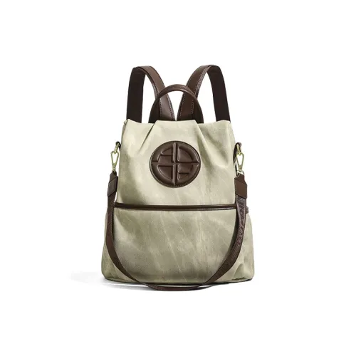 CLEVER KETCH Холст Рюкзак Женский Зеленый