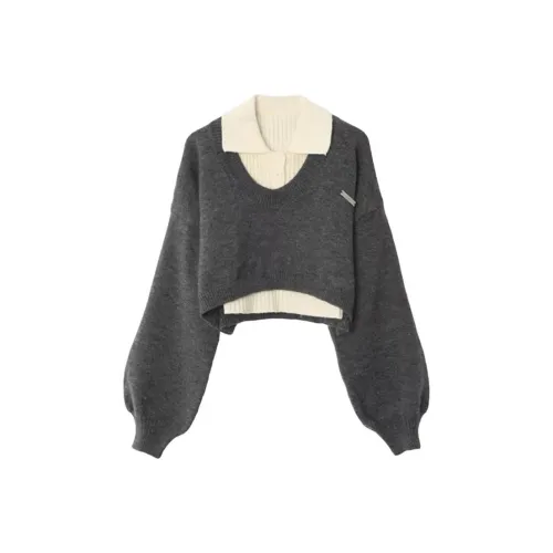 Incolore Серый Женский Трикотаж