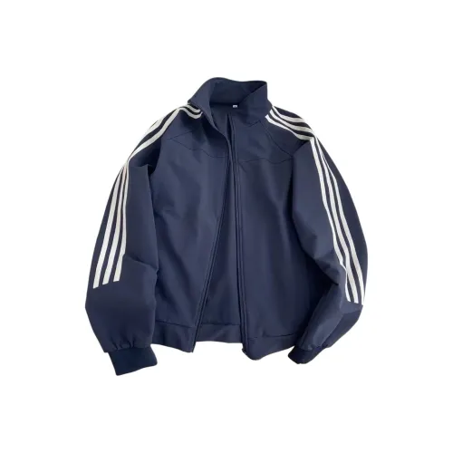 SOUL WORKER Темно-синие унисекс куртки