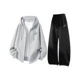 Фотиния Серый (Кленовый Pen Sign Грудь Этикетка) + Черный (Кленовый Pen Sign Брюки Этикетка)