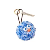 Синий плюшевый шар, кукла, украшение