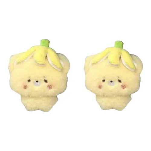 MIXIANG Милый Банан Bear Plush Брелок 10 см Высота