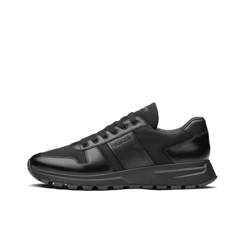 PRADA PRAX 1 Low Топ Casual Мужской Черный