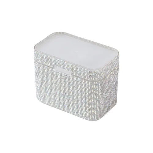 Love Of Wormwood Косметика Аксессуар Rhinestone Embellished Storage Box Creative Portable Flap