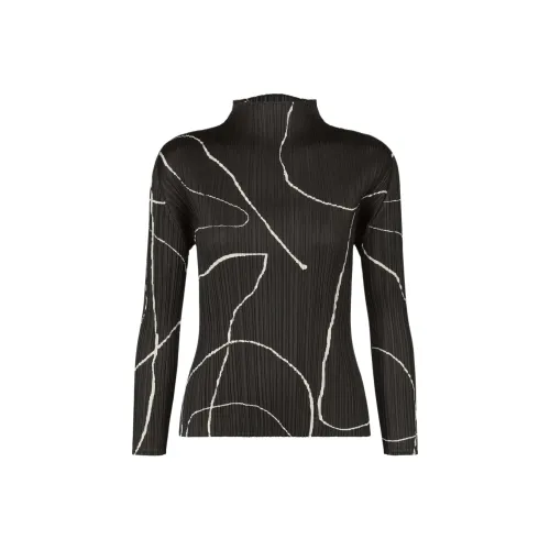 PLEATS PLEASE ISSEY MIYAKE FW25 Стандартная Рубашка Женская Облегающая