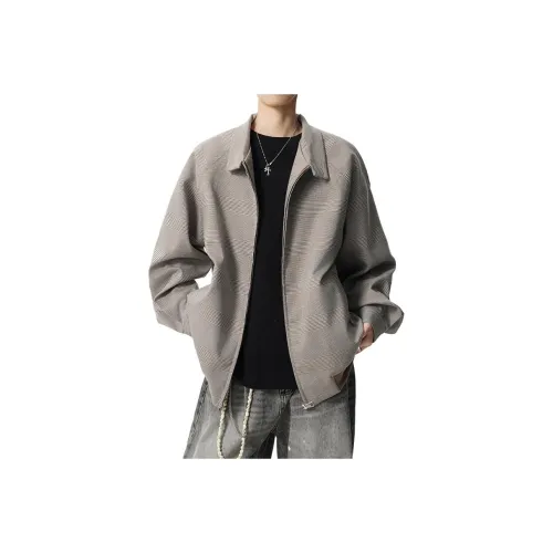 MEIPIN TANG Серый Унисекс Куртки