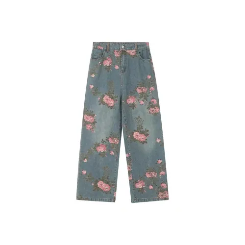 ENPofficial Синий Унисекс Джинсы