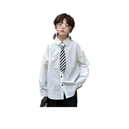 HUALEJI Белый Детский Сад Повседневные Рубашки