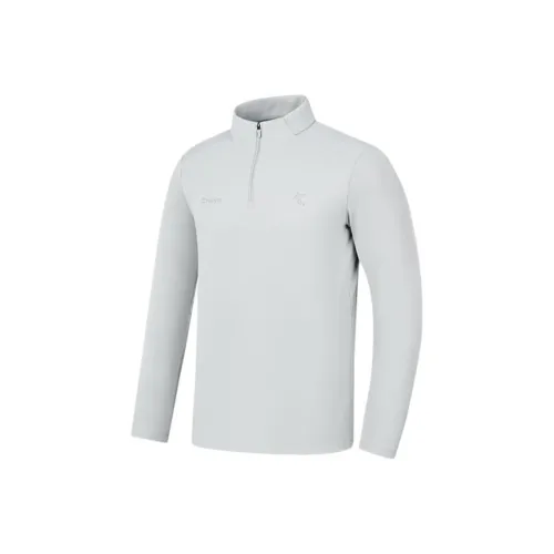 QIAODAN Тюлень Серый Мужская T-Рубашка