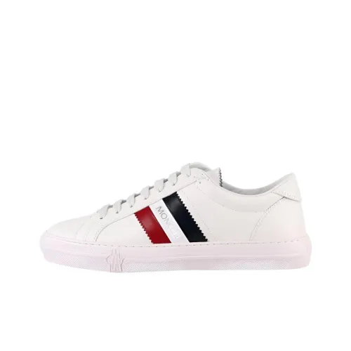 Moncler Monaco Новый Низкий Топ Скейтборд Кроссовки Мужские Белые