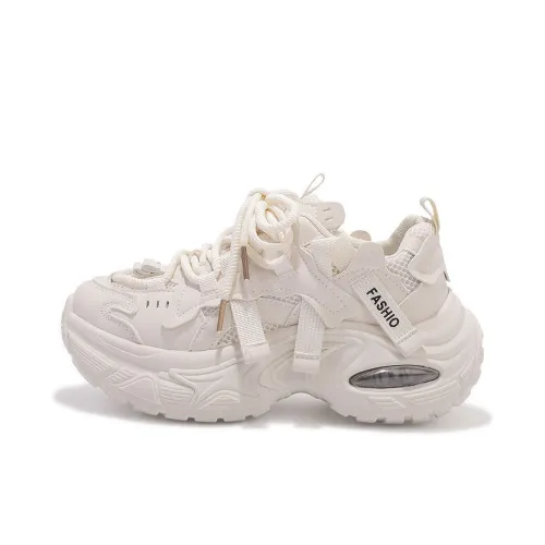 JIONGSEN Противоскользящие устойчивые к истиранию низкие топовые кроссовки с толстой подошвой женские