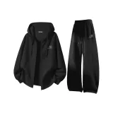 Black (Кленовый Pen Signature Логотип на груди) + Black (Кленовый Pen Signature Логотип на штанах)