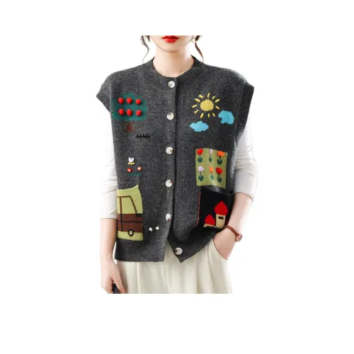 MJ Серый Женский Трикотаж