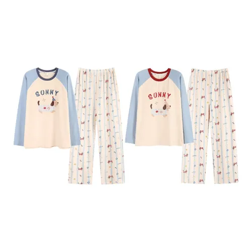 CHUDUAN Изображение Цвет Унисекс Пижамные Комплекты