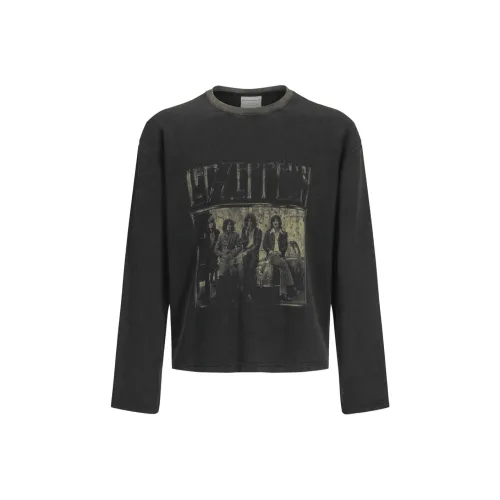 DOGANSON Выстиранный Черный Унисекс T-рубашки