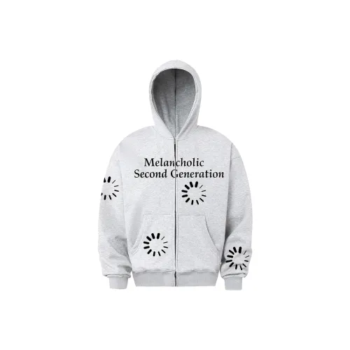 H.V.G.A Белый Серый Унисекс Свитшоты