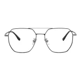 Черно-серебро [0 Степень Смола Защита от синего света Линзы]