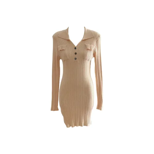 GRAYISMOON Длинное платье с длинными рукавами женское