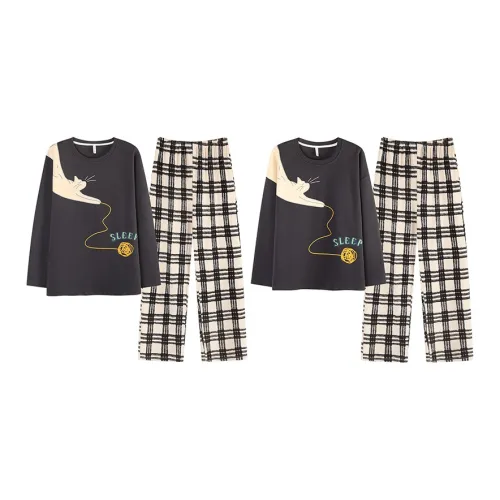 CHUDUAN Изображение Цвет Унисекс Пижамные Комплекты