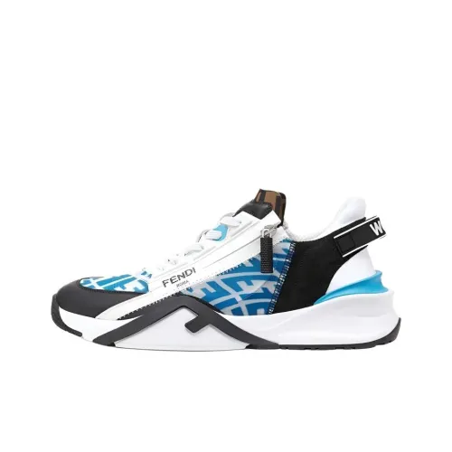 FENDI Flow Low Топ Повседневная обувь Мужская Синий Черный