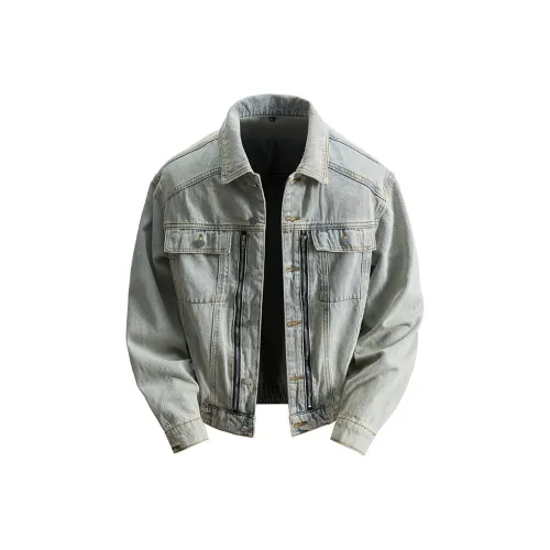 KAIZZGAO Мужские Джинсовые Куртки