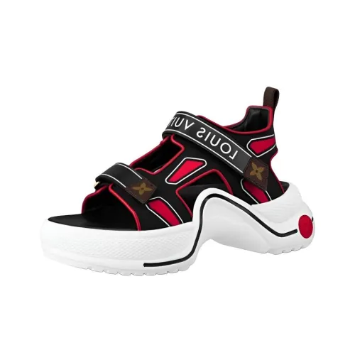 LOUIS VUITTON Archlight Пляжные сандалии Женские Красный