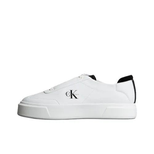 Calvin Klein Jeans25 Low Топ Скейтборд Кроссовки Мужские Белые