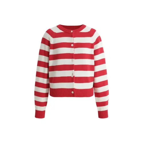 HAPG Красные полосы Женские Трикотаж