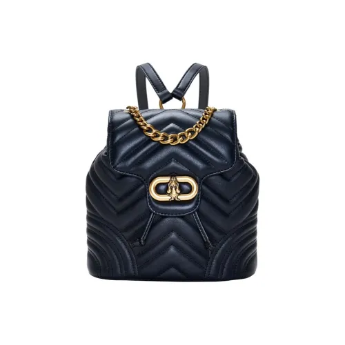 Hush Puppies Рюкзак из коровьей кожи стандартный женский черный коричневый