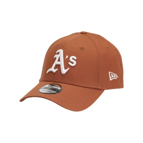 New Era Хлопковые кепки унисекс коричневые