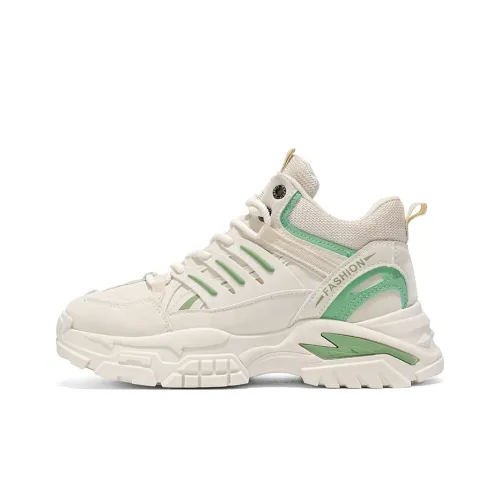 City Camel Дышащий Увеличение Высоты MID Топ Толстая Подошва Мужской